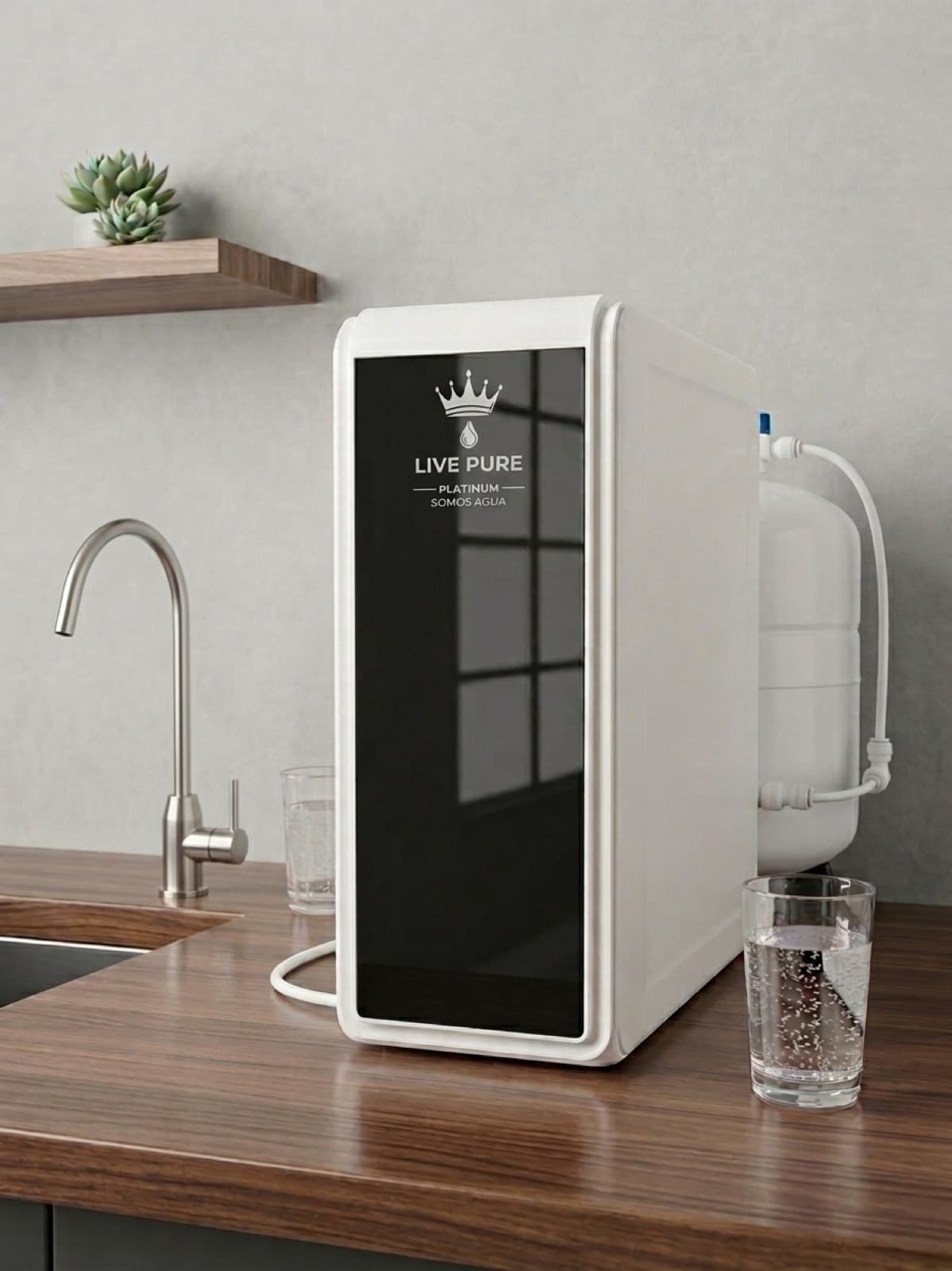 Live Pure Platinum instalado en cocina